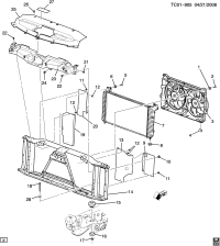22737378-BAFFLE,RAD AIR UPR(INCLS 27)