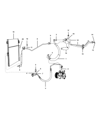 55038018AC-LINE A/C DISCHARGE INCLUDES: SEALS, TRANSDUCER, O-RING, VALVE CORE