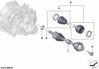 31605A2E057-Shaft-output lh