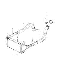 55056639AE-Duct, intercooler