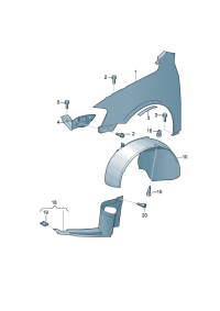 3AA821021-Panel-fender