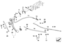 35511165453-Rod, pedal parking brake