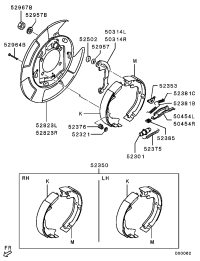 4800A025-PLATE,RR BRAKE BACKING,LH