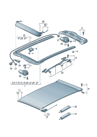 7P0877307CKS7-Roller shutter