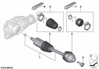 31608092195-WIPING DRIVE SHAFT PD LEFT