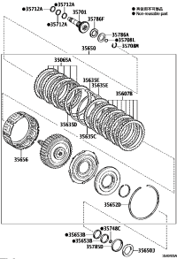 3571233020-RING, INPUT SHAFT OIL SEAL