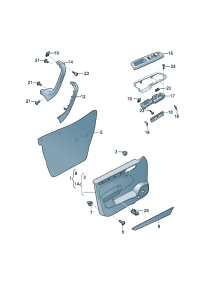 18G867375A82V-Bracket (ti black)