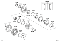 3573028020-GEAR ASSY, REAR PLANETARY SUN