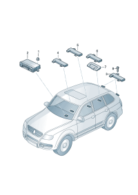 3D0909137DX-Clearance-entry & start Cont unit  * Part number available * Vehicle production number * M