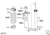 48257WAA01-INSULATOR REAR COIL SPRING UPPER