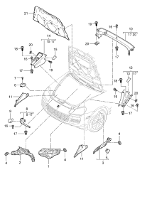 95555671501-Damper, drain channel Engine room