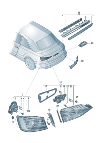 8V7945253B-Damper, taillight