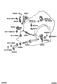 3557248010-LEVER, TRANSMISSION CONTROL SHAFT