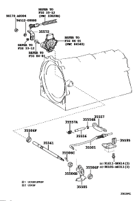3557234010-Lever, transmission control, rh/lh
