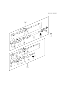 84119146-Shaft (IDS & shaft) (replace with 24287145) (incl. 1-13,18)