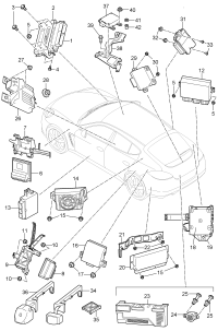 97061818306-Controlunit, parking D -MJ 2013
