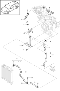 95810610500-Coolant hose