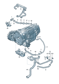 4G0121445AA-Coolant hose