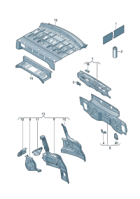 35D813319A-Bracket assy-tail lamp