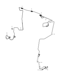 52124731AG-Hose-tube brake HCU to front lh