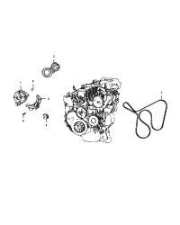 4854089AB-Tensioner belt