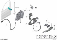 51218089700-Handle dr paint outer rh