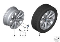36116796240-Rim, light alloy disc reflex-silber