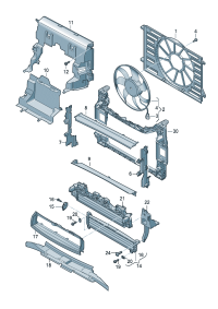 4KE121291B-PORSCHE CAYENNEAIR DUCT CENTRE