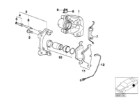 34352229780-BRAKE SENSOR FRT 580MM 750/E38