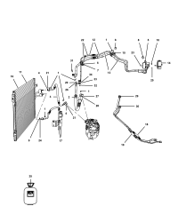 68040262AA-INCLUDES: LINE, BRACKET