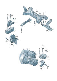 1S0199555A-MOUNTING-GEARBOX/E38/740