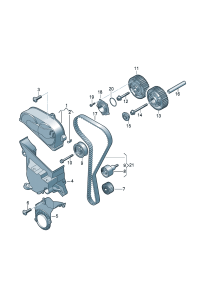 04C109088D-CAMSHAFT ADJUSTER,INTAKE-C(204