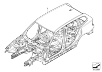 41003417496-Reinforcement, body panel