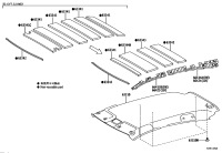 633100DA80B0-HEADLINING ROOF