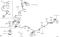 4820A643-HARNESS,PARKING BRAKE,LH