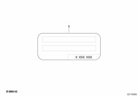 12147953207-Warning board, basic control unit