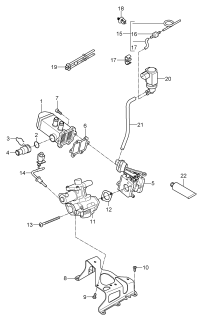95511105100-Valve, exhaust return pipe No longer use parts here