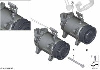 64525A5C710-Ac compressor with magnetic clutch