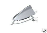 65203454168-Antenna, car phone/navigation system roof primed