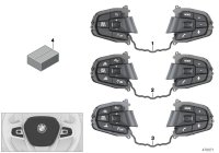 61319388742-Switch (multi) steering wheel