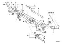 61618360049-Wiper bracket