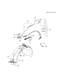 23188289-Bracket, front fender (front (body side)) (incl 2)