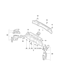 11D813319-Bracket assy-tail lamp
