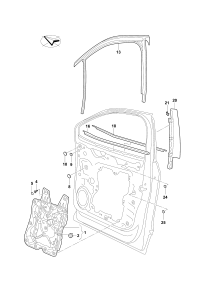 11D837461A-Window regulator: