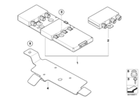 65209167122-Antenna, power amplifier rear window