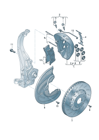 4KE615301-BRAKE DISC/VW-TOUAREG/AUDI-Q7