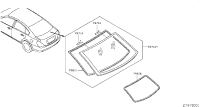 797509Y000-MOULDING-REAR WINDOW