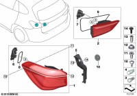 63217384912-REAR WING LAMP RIGHT
