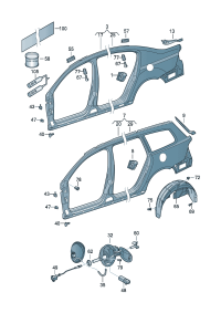 3AD809605A-Enclosure, side