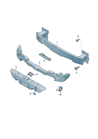 8V0807550A-FRONT FILLER OF THE FRONT